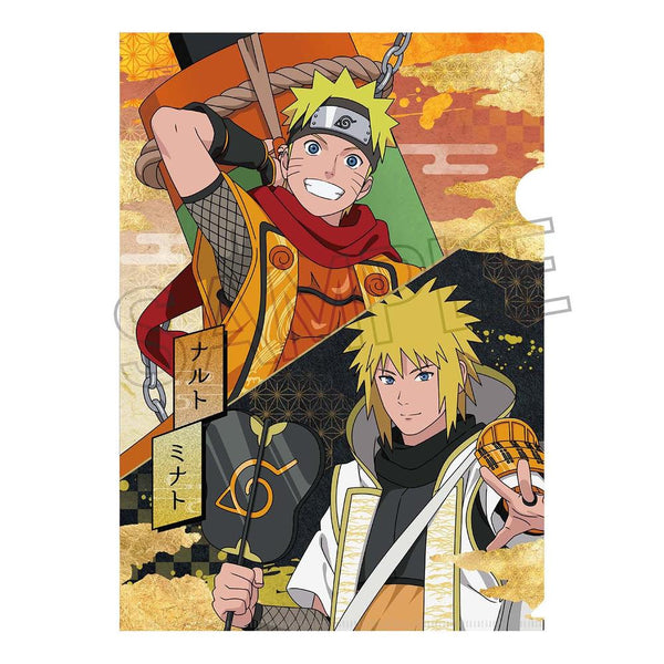 『NARUTO-ナルト- 疾風伝』クリアファイル 忍武者 ナルト&ミナト/サスケ&イタチ