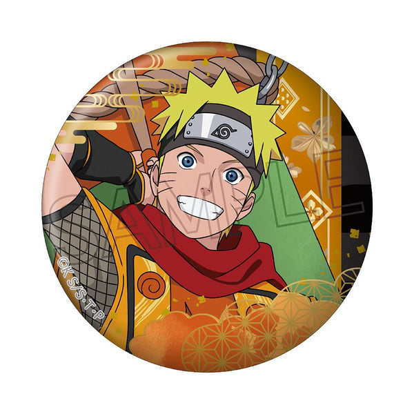 『NARUTO-ナルト- 疾風伝』箔押し缶バッジ 忍武者 うずまきナルト