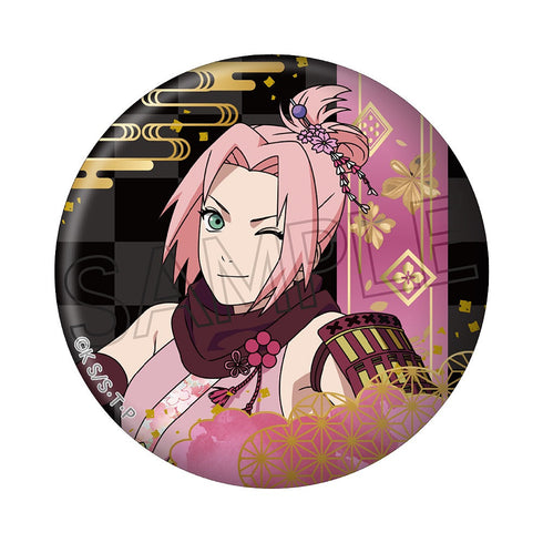 『NARUTO-ナルト- 疾風伝』箔押し缶バッジ 忍武者 春野サクラ