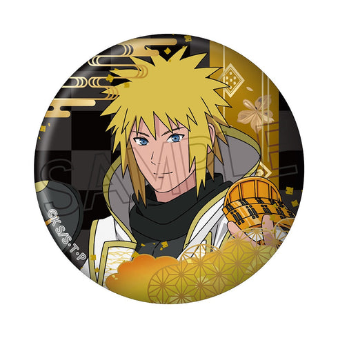 『NARUTO-ナルト- 疾風伝』箔押し缶バッジ 忍武者 波風ミナト