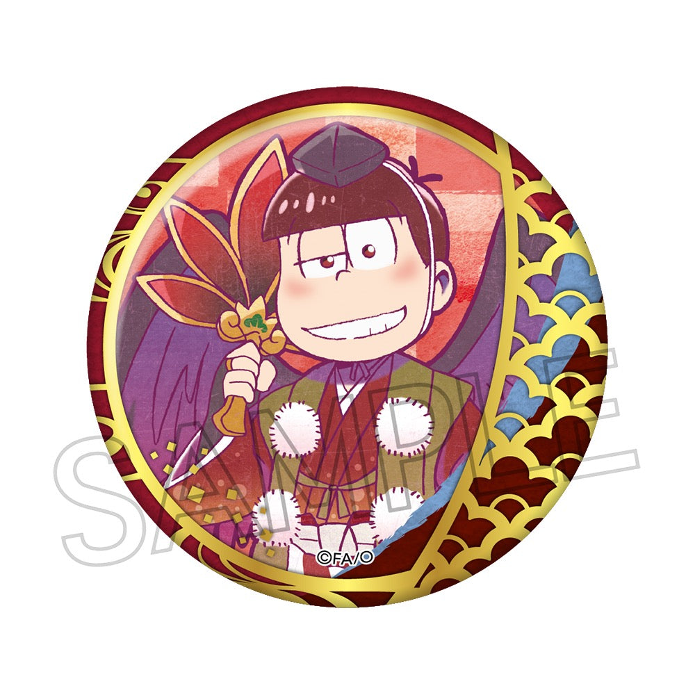 おそ松さん』ヴィンテージシリーズ 箔押し缶バッジ 百鬼夜行松