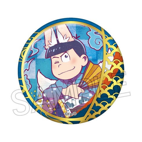 『おそ松さん』ヴィンテージシリーズ 箔押し缶バッジ 百鬼夜行松 BOX(6個入)