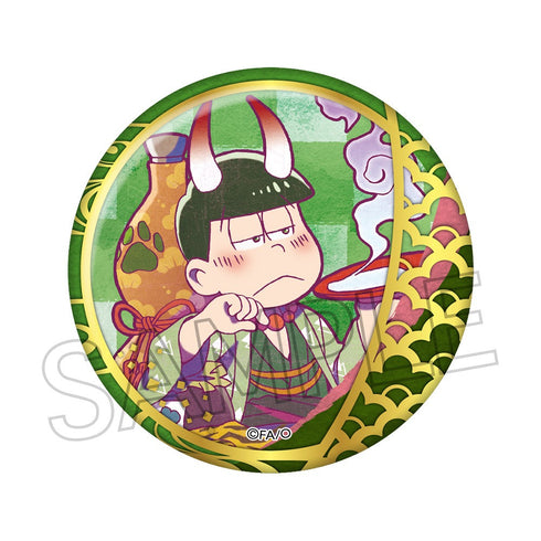 『おそ松さん』ヴィンテージシリーズ 箔押し缶バッジ 百鬼夜行松 BOX(6個入)