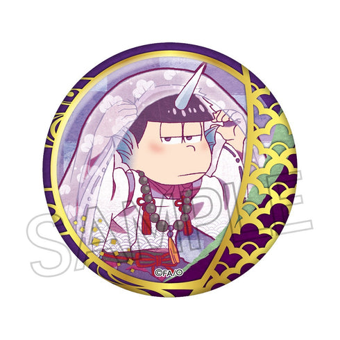 『おそ松さん』ヴィンテージシリーズ 箔押し缶バッジ 百鬼夜行松 BOX(6個入)