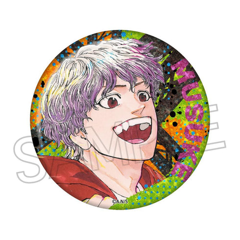 『レッドブルー』キラキラ缶バッジVol.2 むーすけ