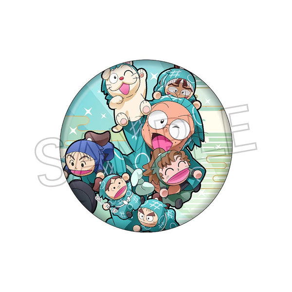 『忍たま乱太郎』缶バッジ -パペットと一緒- 猪名寺乱太郎