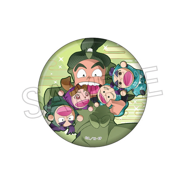 『忍たま乱太郎』缶バッジ -パペットと一緒- 神崎左門