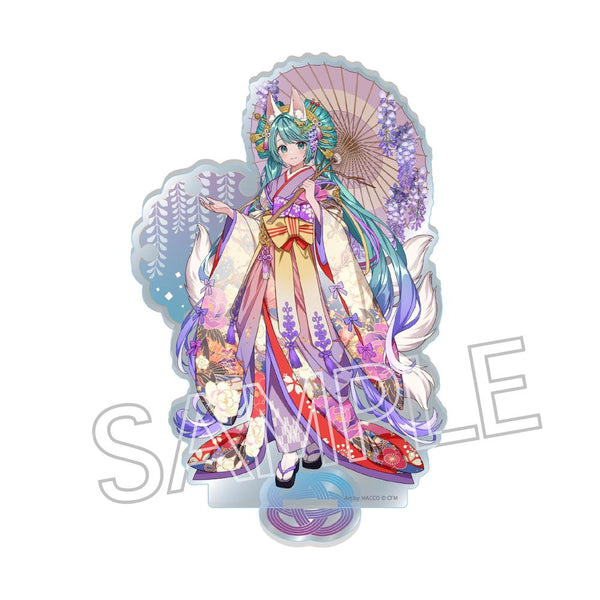 『初音ミク』百鬼夜行 ~麗宴~ アクリルスタンドM C 白狐(しろぎつね)