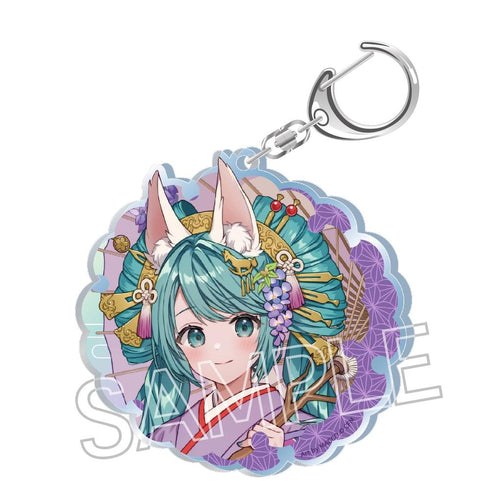 『初音ミク』百鬼夜行 ~麗宴~ アクリルキーホルダー 白狐 A(しろぎつね)