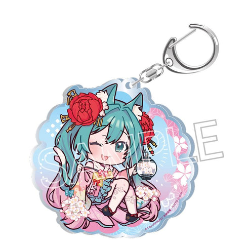『初音ミク』百鬼夜行 ~麗宴~ アクリルキーホルダー 猫又 B(ねこまた)