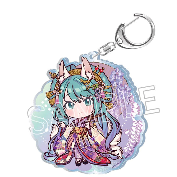 『初音ミク』百鬼夜行 ~麗宴~ アクリルキーホルダー 白狐 B(しろぎつね)