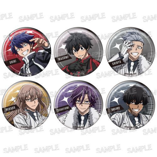 『桃源暗鬼』メタル缶バッジ Vol.2 BOX(6個入)