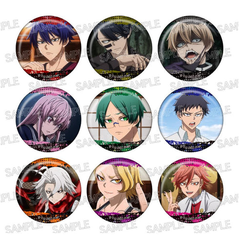 『桃源暗鬼』百面相缶バッジ Vol.1 BOX(9個入)