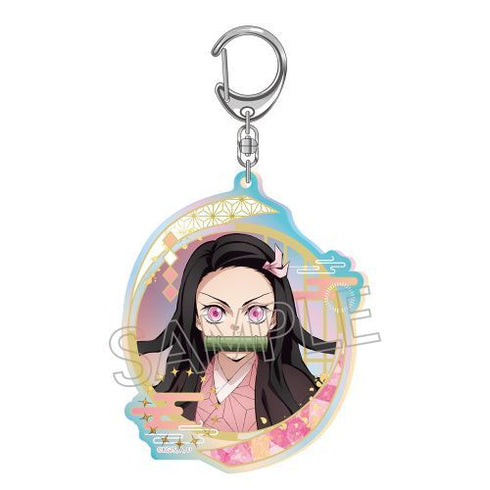 『鬼滅の刃』オーロラアクリルキーホルダー 竈門禰豆子A