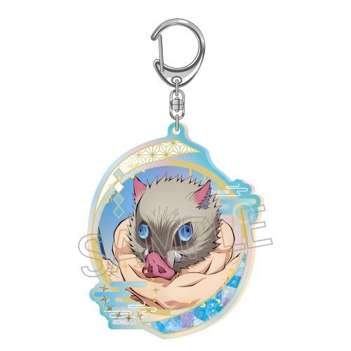 『鬼滅の刃』オーロラアクリルキーホルダー 嘴平伊之助