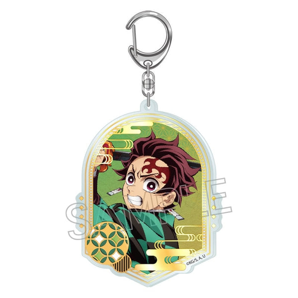 『鬼滅の刃』箔押しアクリルキーホルダー 竈門炭治郎