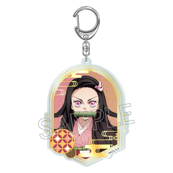 『鬼滅の刃』箔押しアクリルキーホルダー 竈門禰豆子A