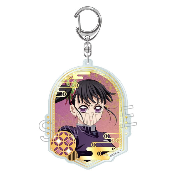 『鬼滅の刃』箔押しアクリルキーホルダー 栗花落カナヲ