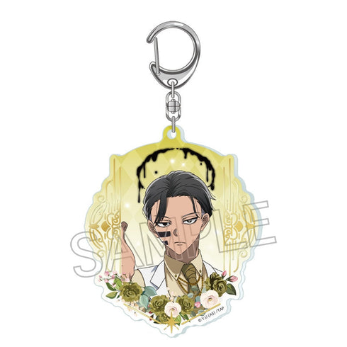 『桃源暗鬼』天使と悪魔 箔押しアクリルキーホルダー 無陀野無人