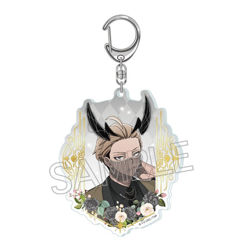 『桃源暗鬼』天使と悪魔 箔押しアクリルキーホルダー 皇后崎迅