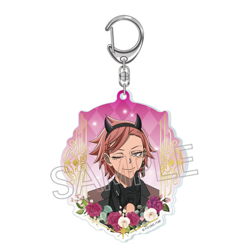 『桃源暗鬼』天使と悪魔 箔押しアクリルキーホルダー 花魁坂京夜