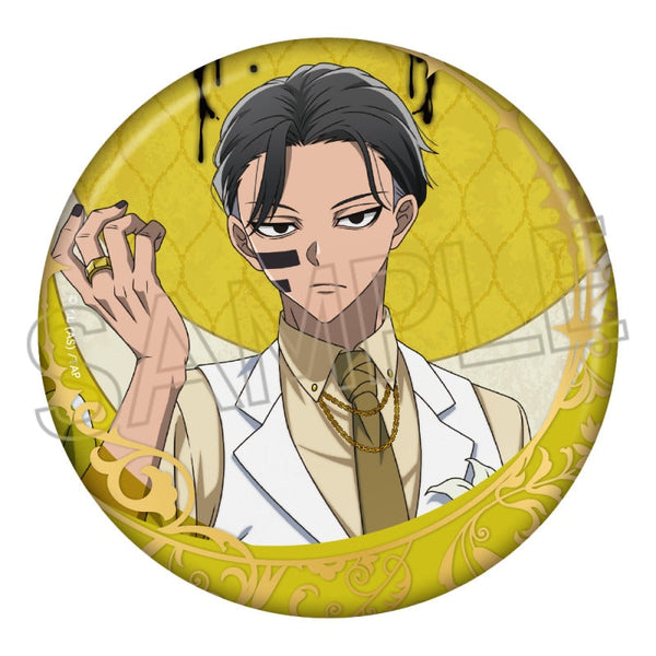 『桃源暗鬼』天使と悪魔 箔押し缶バッジ 無陀野無人