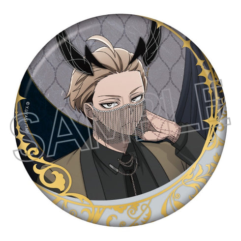 『桃源暗鬼』天使と悪魔 箔押し缶バッジ 皇后崎迅