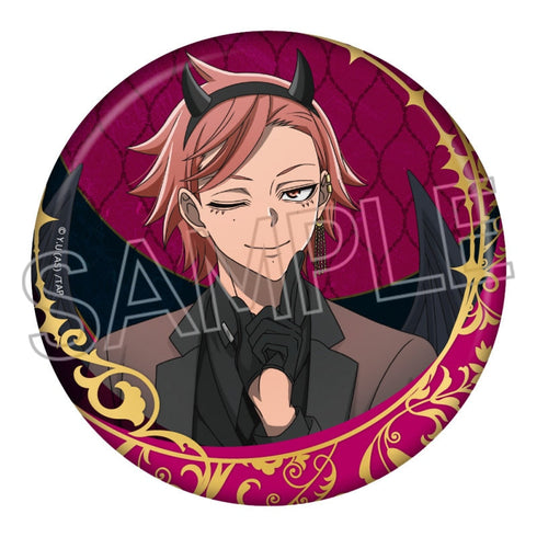 『桃源暗鬼』天使と悪魔 箔押し缶バッジ 花魁坂京夜