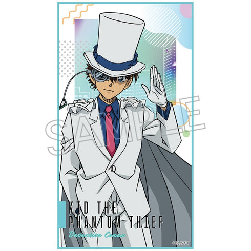 『名探偵コナン』ハイファイブ マイクロファイバータオル 怪盗キッド