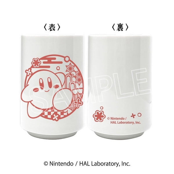 『星のカービィ』切り絵シリーズ 湯のみ Aさんぽ(ピンク)