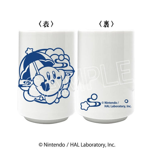 『星のカービィ』切り絵シリーズ 湯のみ Cパラソル(青)