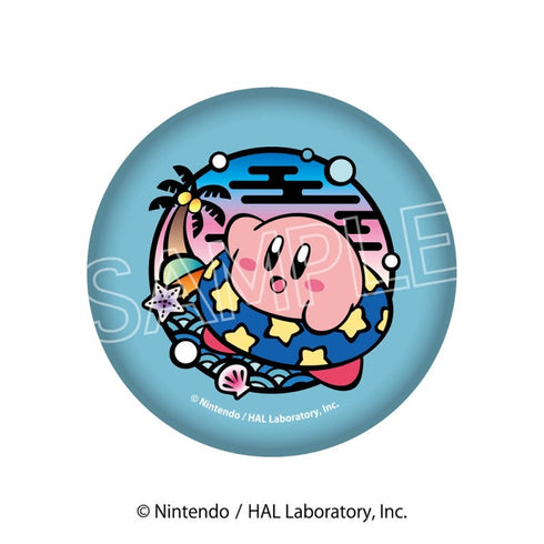 『星のカービィ』切り絵シリーズ 和紙風缶バッジ Bうきわ