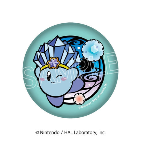 『星のカービィ』切り絵シリーズ 和紙風缶バッジ Dアイス