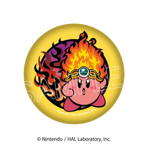 『星のカービィ』切り絵シリーズ 和紙風缶バッジ Eファイア