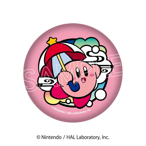 『星のカービィ』切り絵シリーズ 和紙風缶バッジ Fパラソル