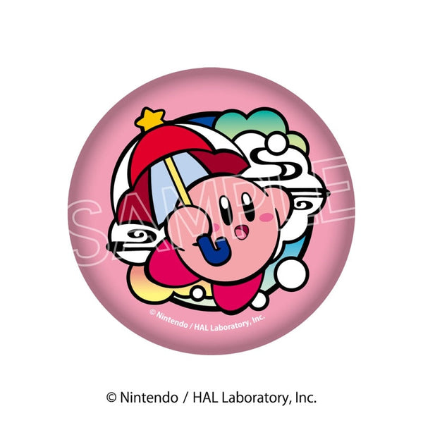 『星のカービィ』切り絵シリーズ 和紙風缶バッジ Fパラソル