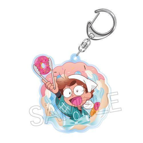 『忍たま乱太郎』アクリルキーホルダー -スイーツ作りの段- 猪名寺乱太郎