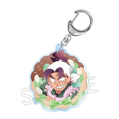 『忍たま乱太郎』アクリルキーホルダー -スイーツ作りの段- 潮江文次郎