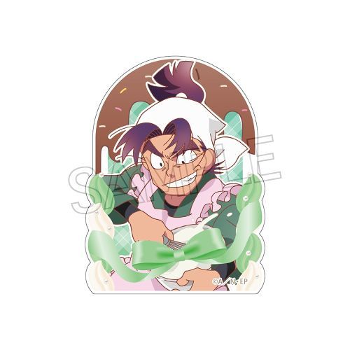 『忍たま乱太郎』ステッカー -スイーツ作りの段- 潮江文次郎