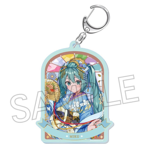 『初音ミク』百鬼夜行 ~麗宴~ 箔押しアクリルキーホルダー B 人魚(にんぎょ)