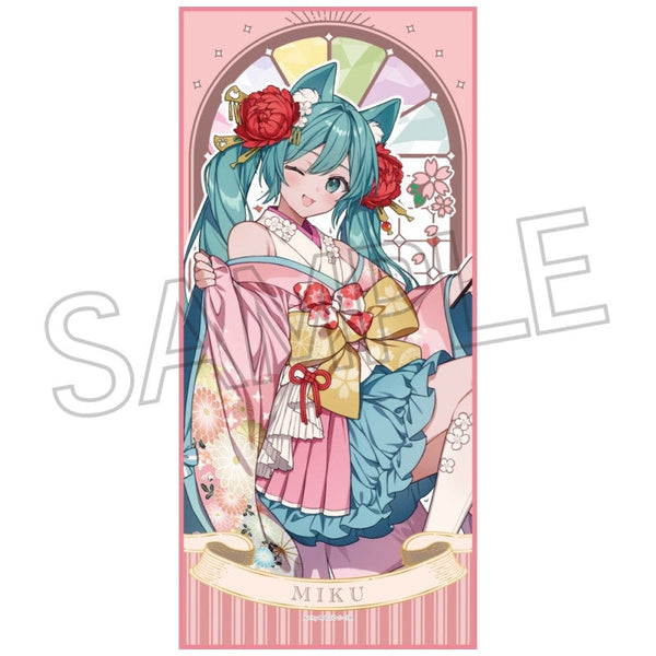 『初音ミク』百鬼夜行 ~麗宴~ フェイスタオル A 猫又(ねこまた)