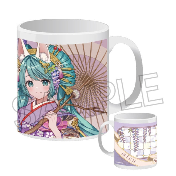 『初音ミク』百鬼夜行 ~麗宴~ マグカップ C 白狐(しろぎつね)