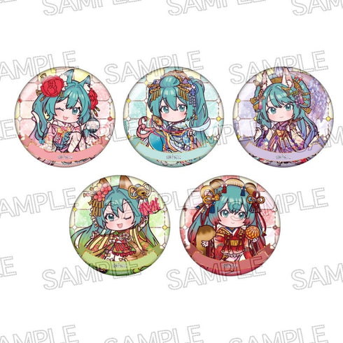 『初音ミク』百鬼夜行 ~麗宴~ キラキラ缶バッジ BOX(5個入)