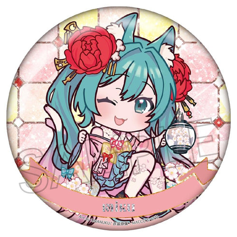 『初音ミク』百鬼夜行 ~麗宴~ キラキラ缶バッジ BOX(5個入)