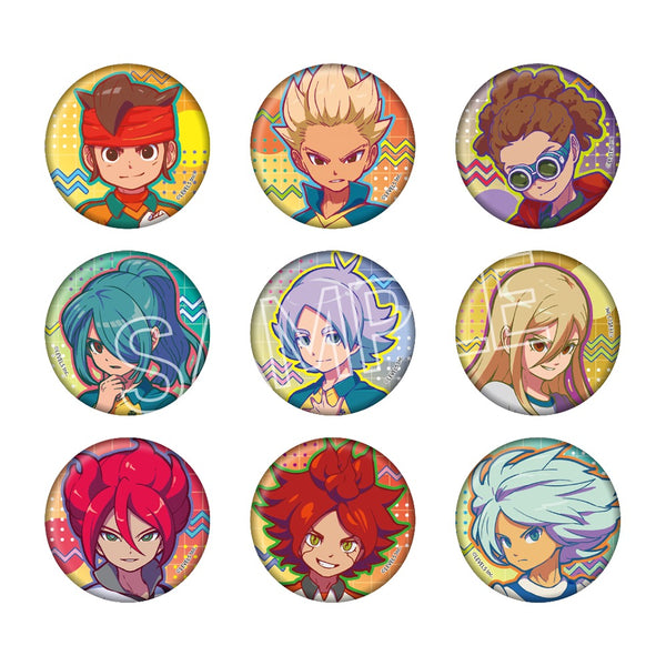 『イナズマイレブン英雄たちのヴィクトリーロード』ビビッドラインシリーズ トレーディング缶バッジ BOX(9個入)