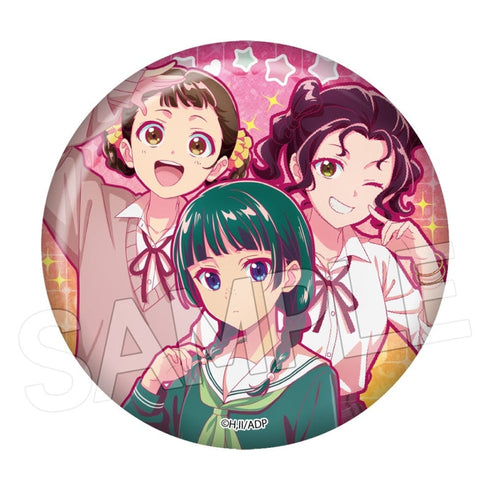 『薬屋のひとりごと』ビビッドライン キラキラ缶バッジ 猫猫&小蘭&子翠