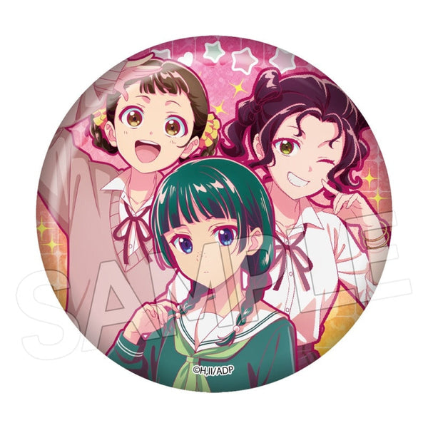 『薬屋のひとりごと』ビビッドライン キラキラ缶バッジ 猫猫&小蘭&子翠