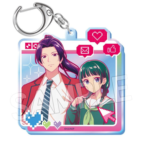 『薬屋のひとりごと』ビビッドライン オーロラアクリルキーホルダー 猫猫&壬氏