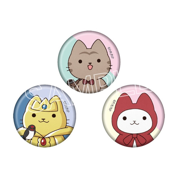 『うごく!ねこむかしばなし』ミニ缶バッジセット Aセット