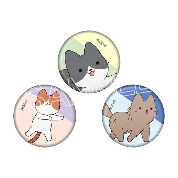 『うごく!ねこむかしばなし』ミニ缶バッジセット Cセット